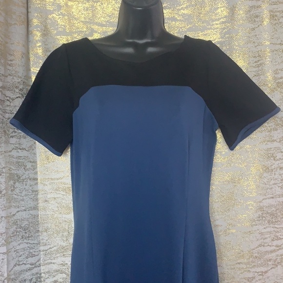 Juicy Couture Midnight Sea Blue/Black Color Block Dress Size XL - Picture 5 of 16